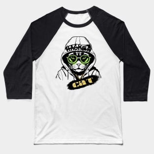 hacker cat Baseball T-Shirt